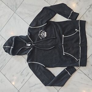 True Religion zip up hoodie L
